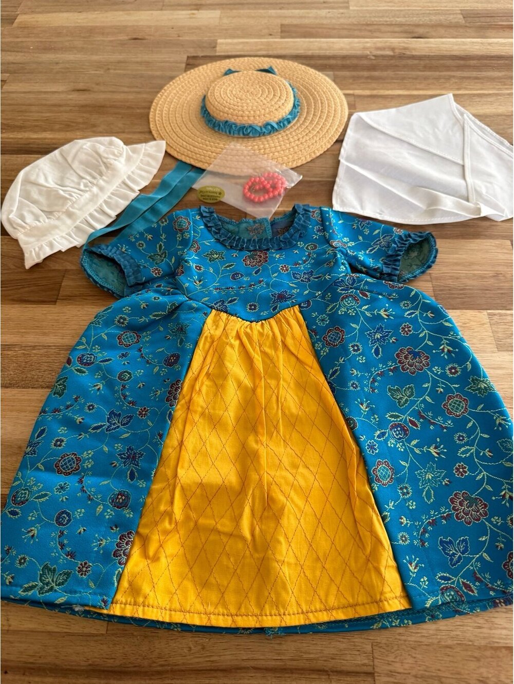 American Girl Doll Felicity Beforever Meet Gown and Accessories NEW!! B222 - Picture 1 of 6